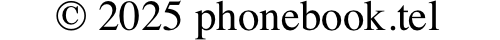 © 2025 phonebook.tel