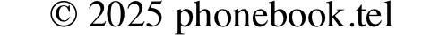 © 2025 phonebook.tel