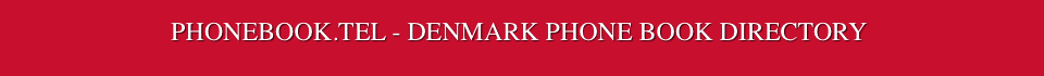 DENMARK PHONE BOOK DIRECTORY