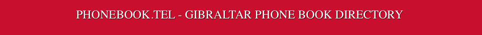 GIBRALTAR PHONE BOOK